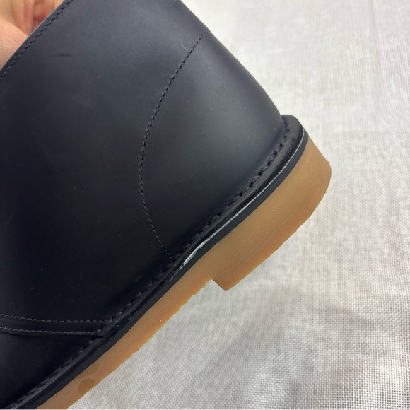 Clarks Men\'s Black Bushacre 3 Leather Boots Size 7M main image 4